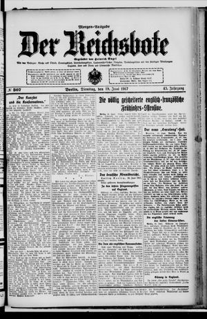 Der Reichsbote on Jun 19, 1917