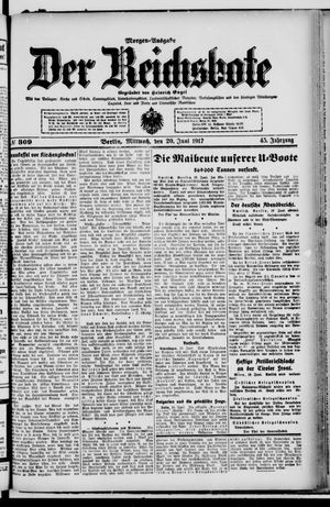 Der Reichsbote vom 20.06.1917