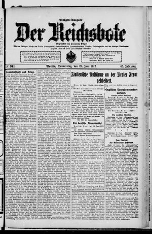 Der Reichsbote vom 21.06.1917