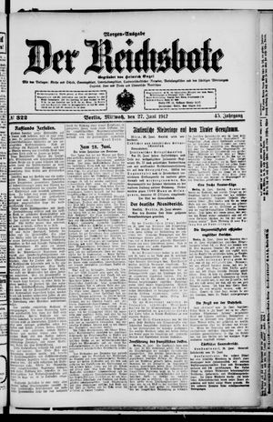 Der Reichsbote vom 27.06.1917