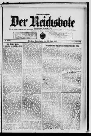 Der Reichsbote vom 30.06.1917