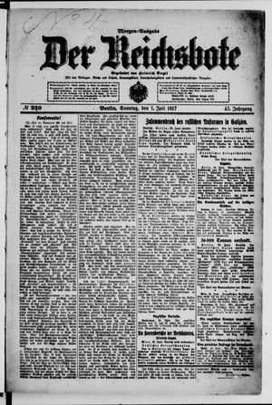 Der Reichsbote vom 01.07.1917