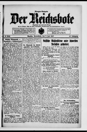 Der Reichsbote vom 07.07.1917
