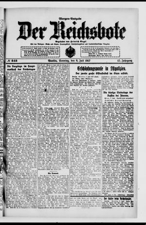Der Reichsbote vom 08.07.1917