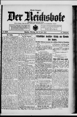 Der Reichsbote vom 09.07.1917