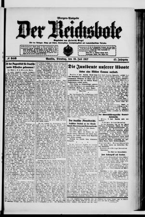 Der Reichsbote on Jul 10, 1917