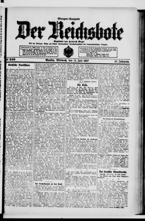 Der Reichsbote vom 11.07.1917