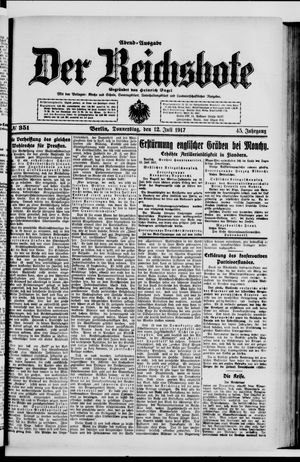 Der Reichsbote vom 12.07.1917