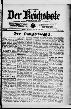 Der Reichsbote vom 15.07.1917