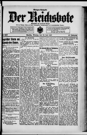 Der Reichsbote vom 16.07.1917