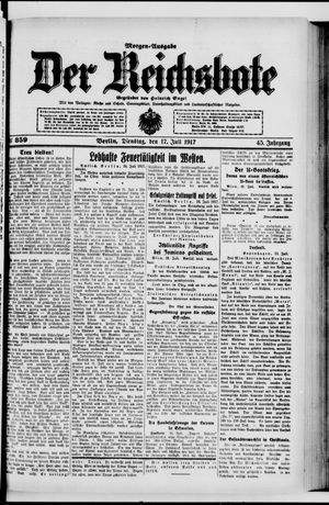 Der Reichsbote vom 17.07.1917