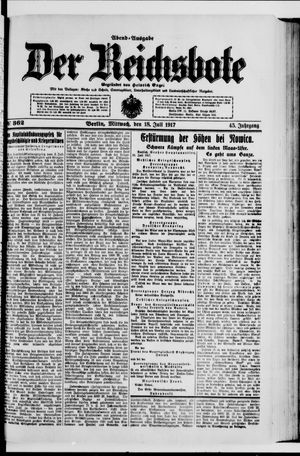 Der Reichsbote vom 18.07.1917