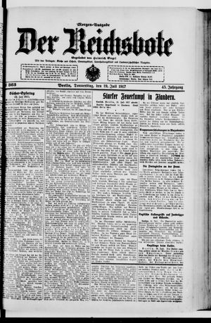 Der Reichsbote vom 19.07.1917