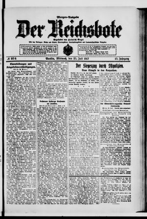 Der Reichsbote vom 25.07.1917