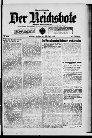 Der Reichsbote vom 27.07.1917
