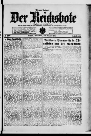Der Reichsbote vom 28.07.1917
