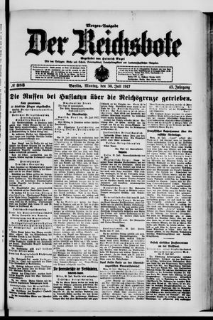 Der Reichsbote vom 30.07.1917