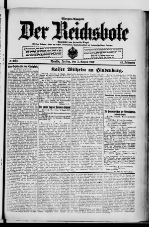 Der Reichsbote vom 03.08.1917