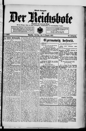 Der Reichsbote vom 03.08.1917