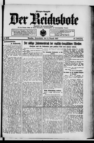 Der Reichsbote vom 04.08.1917