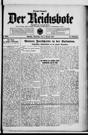 Der Reichsbote vom 07.08.1917