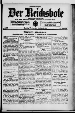 Der Reichsbote vom 13.08.1917