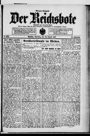 Der Reichsbote vom 19.08.1917
