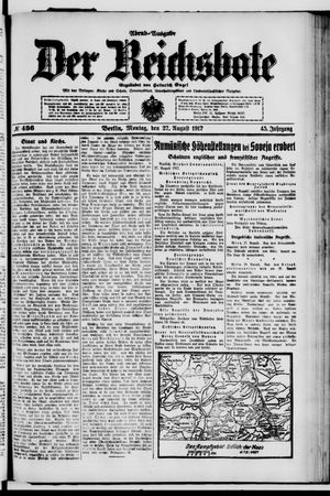 Der Reichsbote vom 27.08.1917