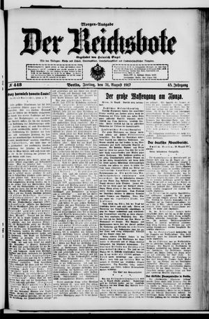 Der Reichsbote vom 31.08.1917