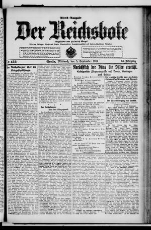 Der Reichsbote vom 05.09.1917