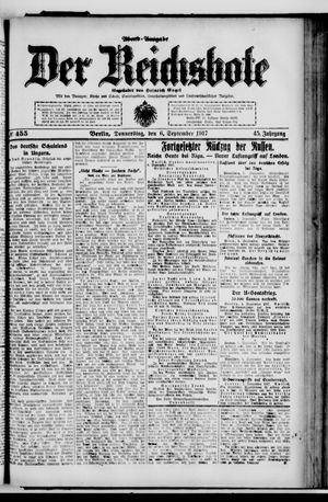 Der Reichsbote vom 06.09.1917