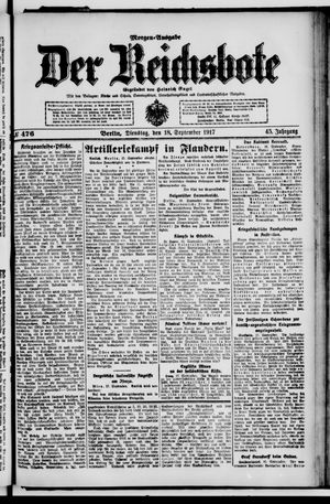 Der Reichsbote vom 18.09.1917