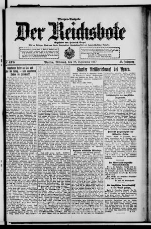 Der Reichsbote vom 19.09.1917