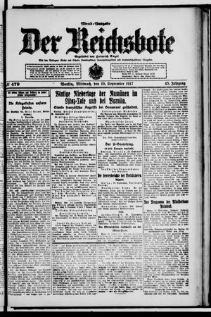 Der Reichsbote vom 19.09.1917