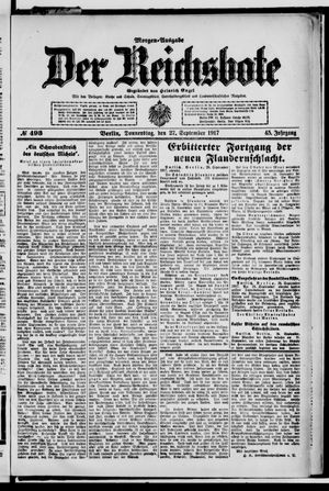 Der Reichsbote vom 27.09.1917