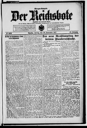 Der Reichsbote vom 28.09.1917