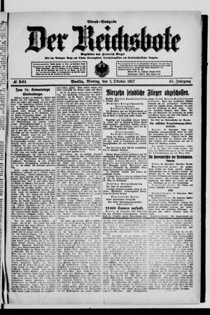 Der Reichsbote vom 01.10.1917
