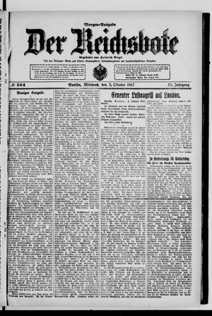Der Reichsbote vom 03.10.1917
