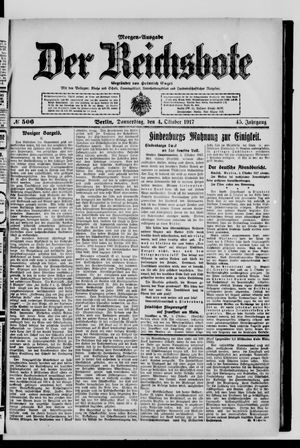 Der Reichsbote vom 04.10.1917