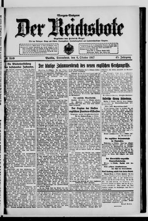 Der Reichsbote vom 06.10.1917