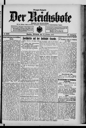 Der Reichsbote vom 17.10.1917