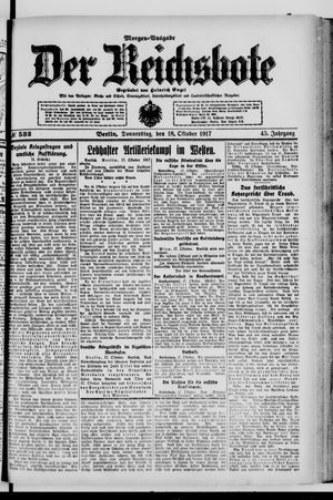 Der Reichsbote vom 18.10.1917