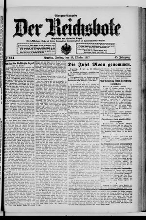 Der Reichsbote vom 19.10.1917