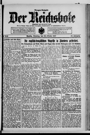 Der Reichsbote vom 23.10.1917