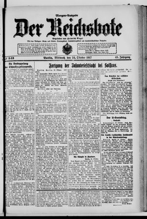 Der Reichsbote vom 24.10.1917