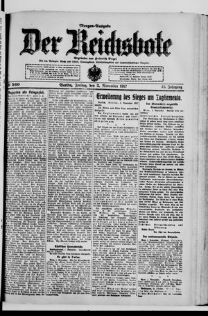 Der Reichsbote vom 02.11.1917