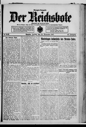 Der Reichsbote vom 16.11.1917