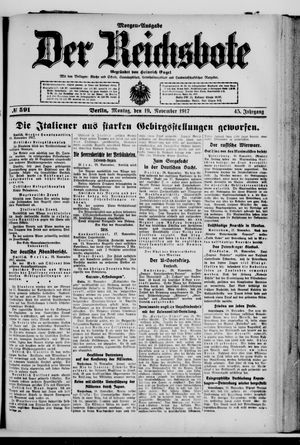 Der Reichsbote vom 19.11.1917