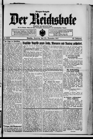 Der Reichsbote vom 25.11.1917