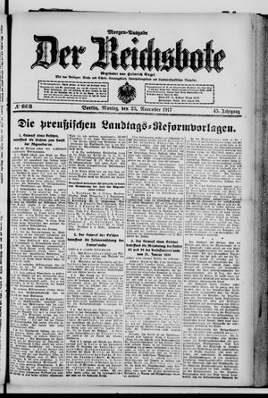 Der Reichsbote vom 26.11.1917